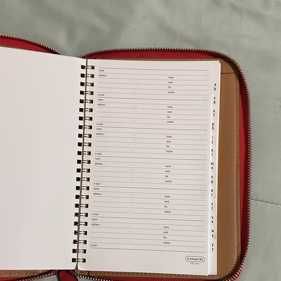 Coach Vibrant Red Zip Wallet - Picture 5 of 6